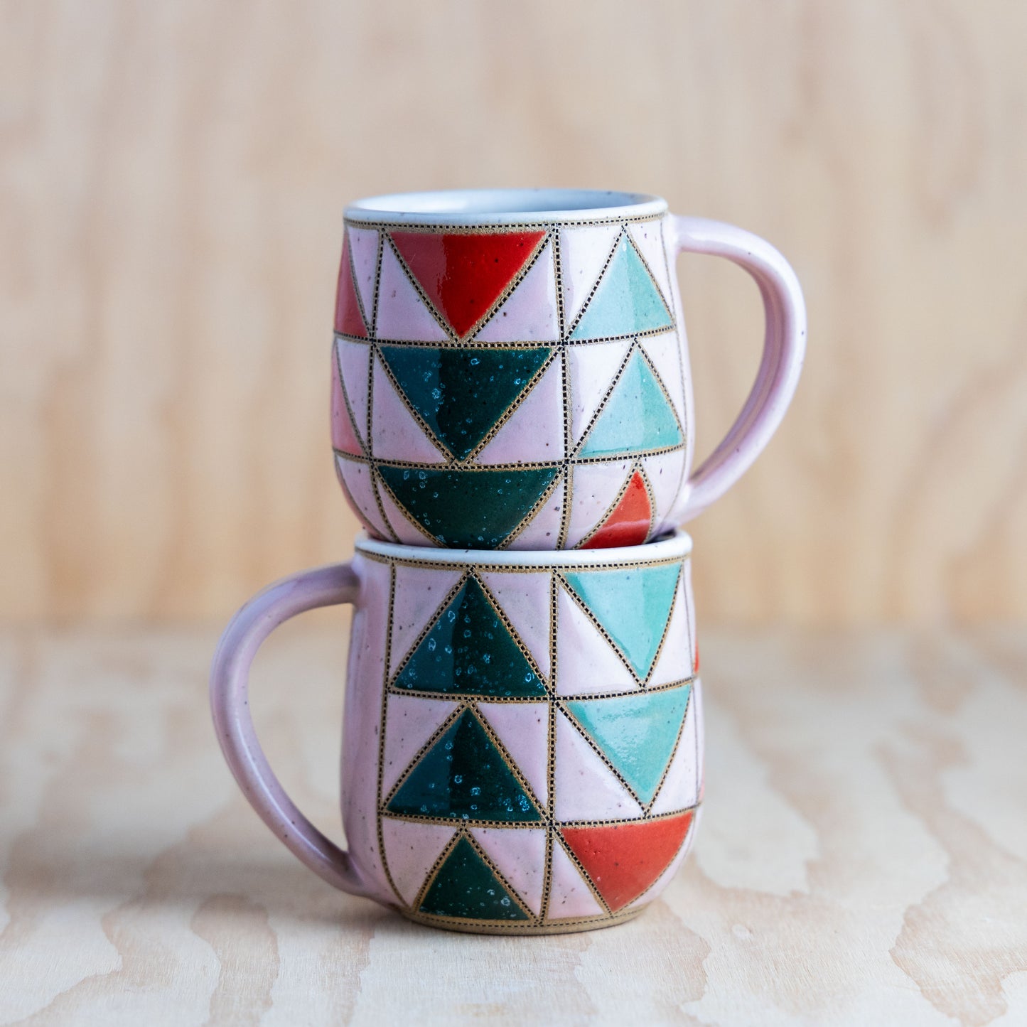 Festive Flying Geese Mug