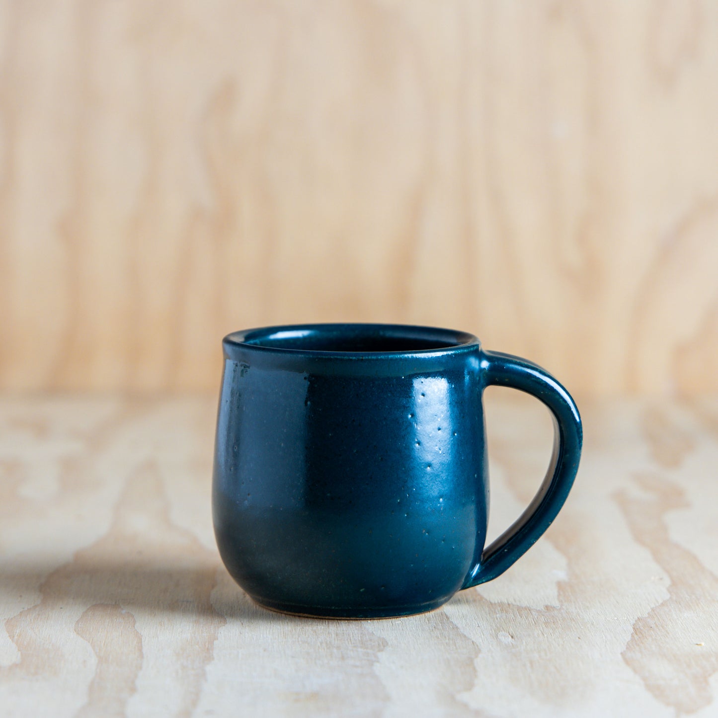 House Quilt Mug-Red Blue