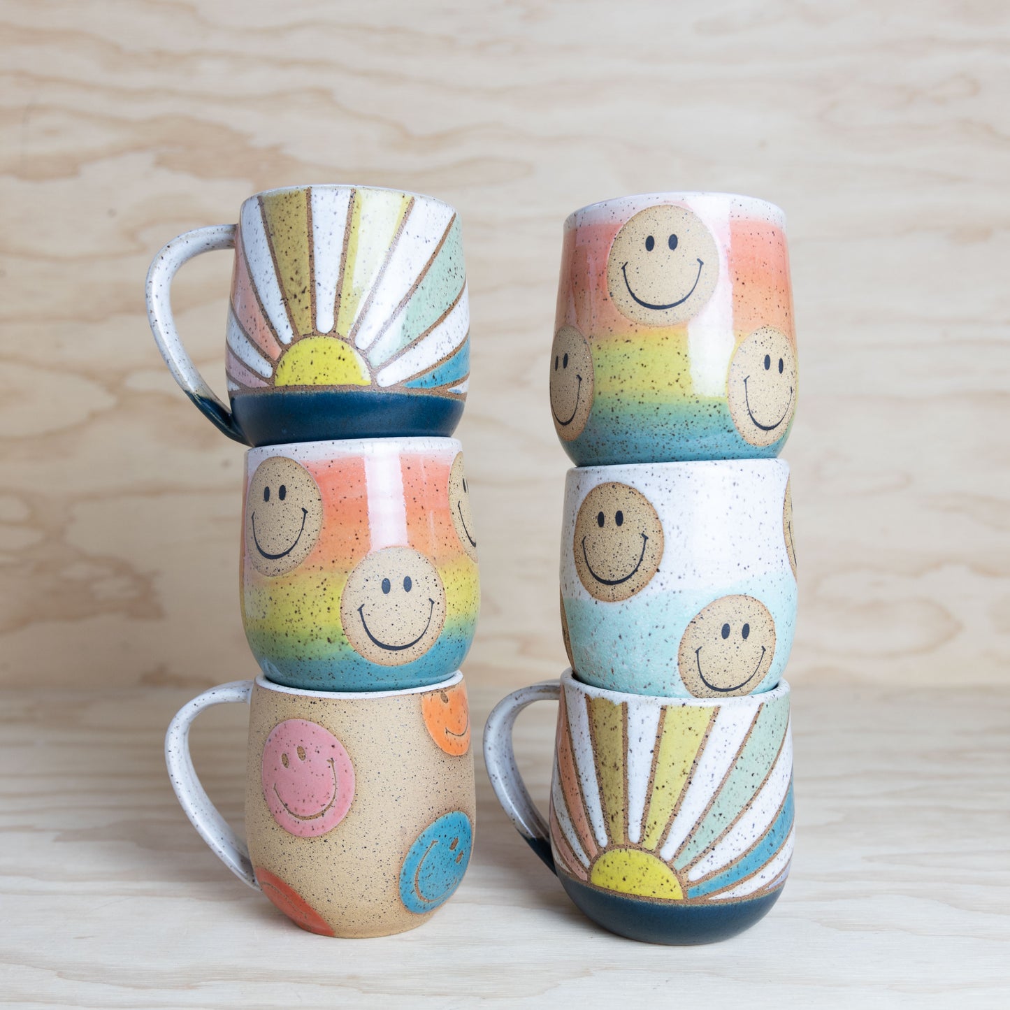 PRE-ORDER Rainbow Sun Ceramic Mug