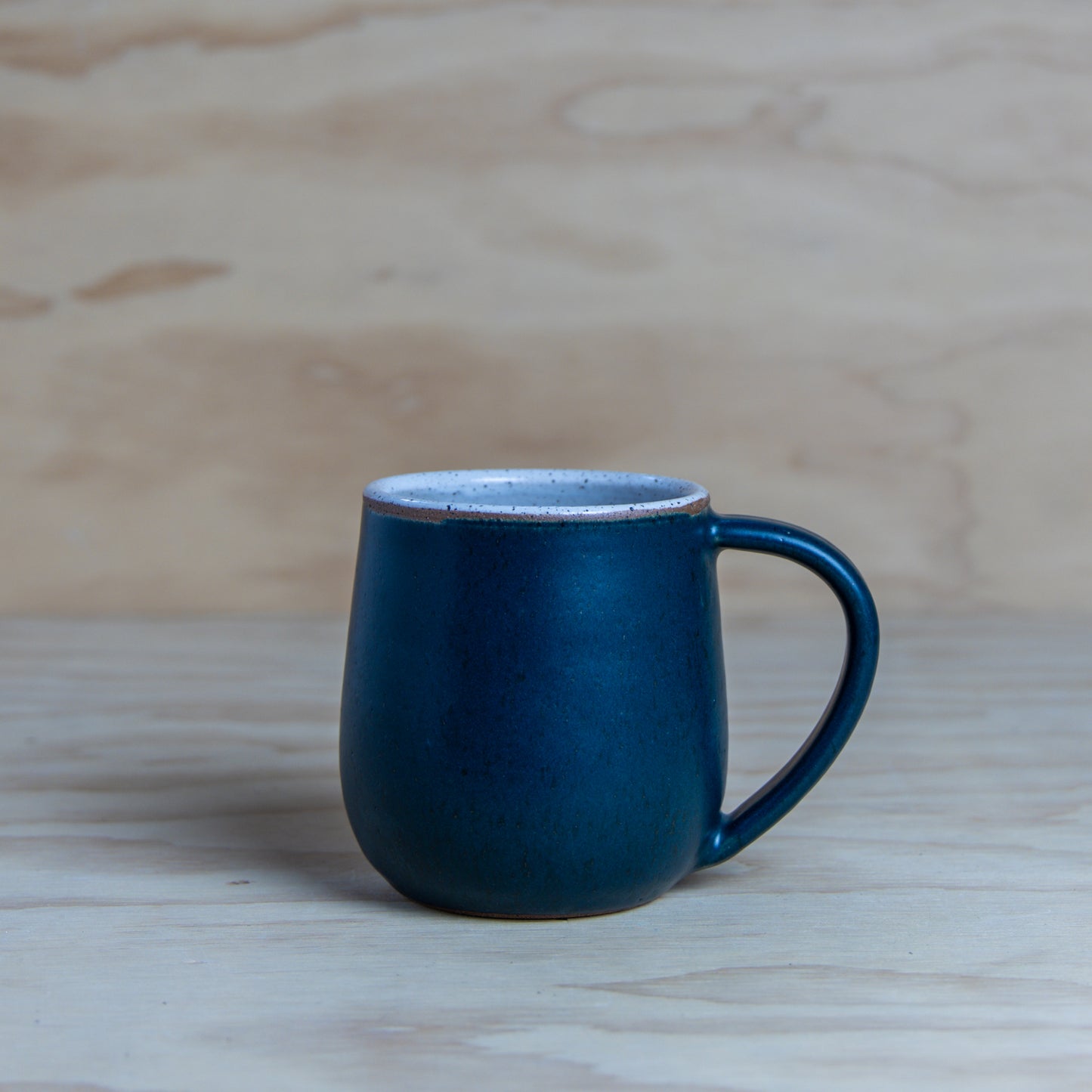 Teal Dutchman's Puzzle Quilt Mug