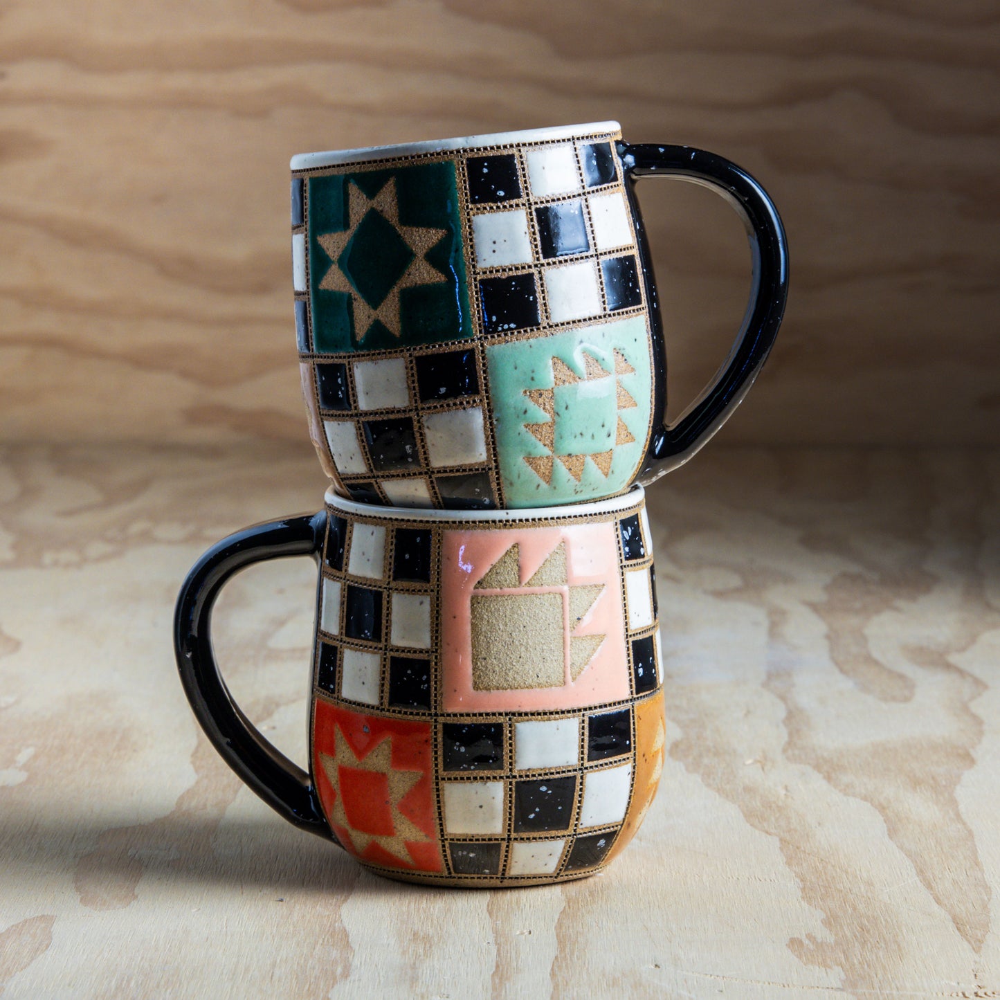 9 Patch Sample Block Quilt Mug
