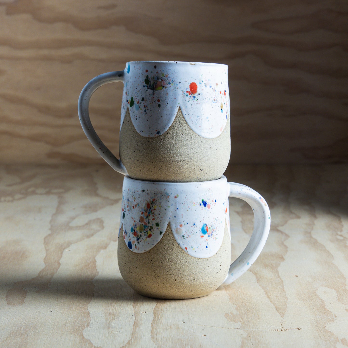 Scalloped Confetti Mug