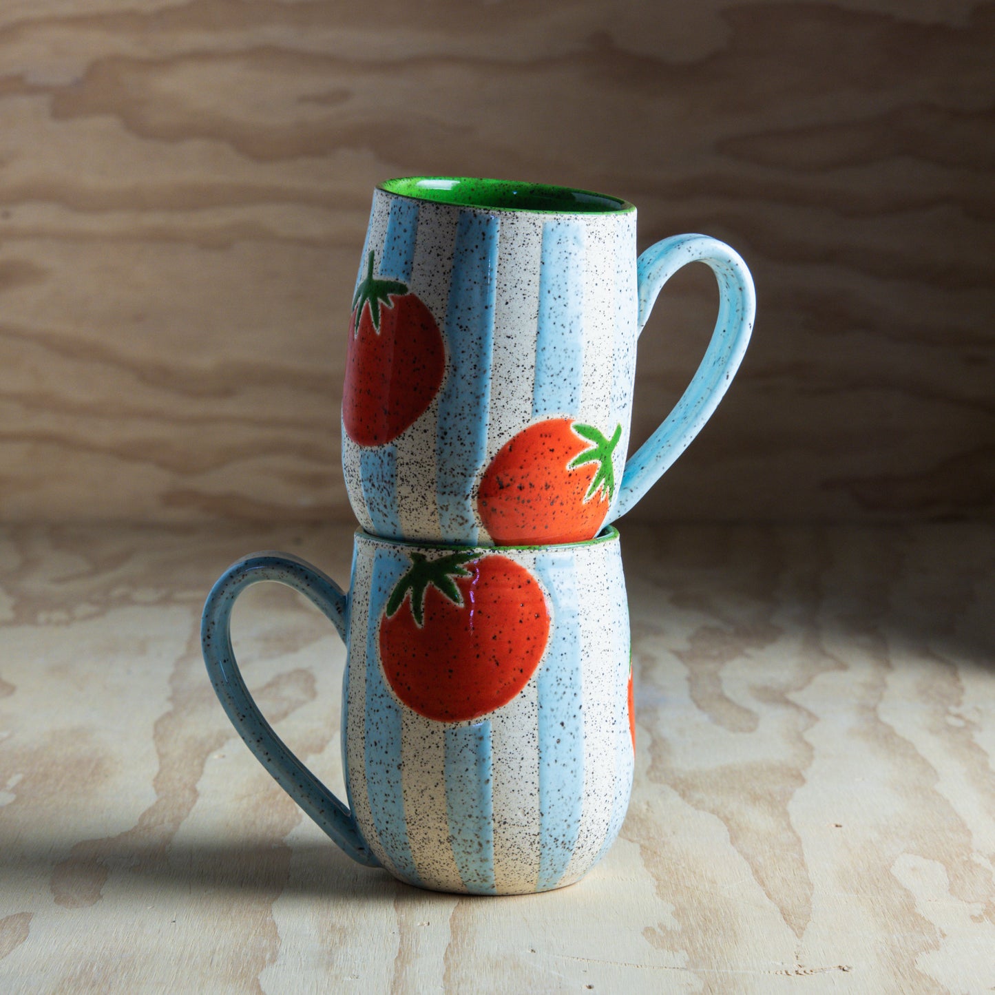 Striped Tomato Mug