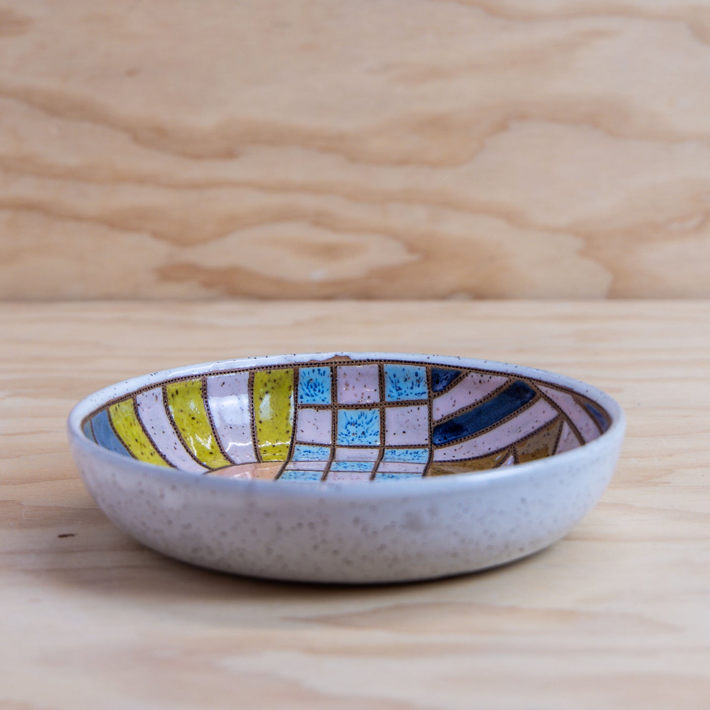 Improv Quilted Decorative Shallow Bowl-2