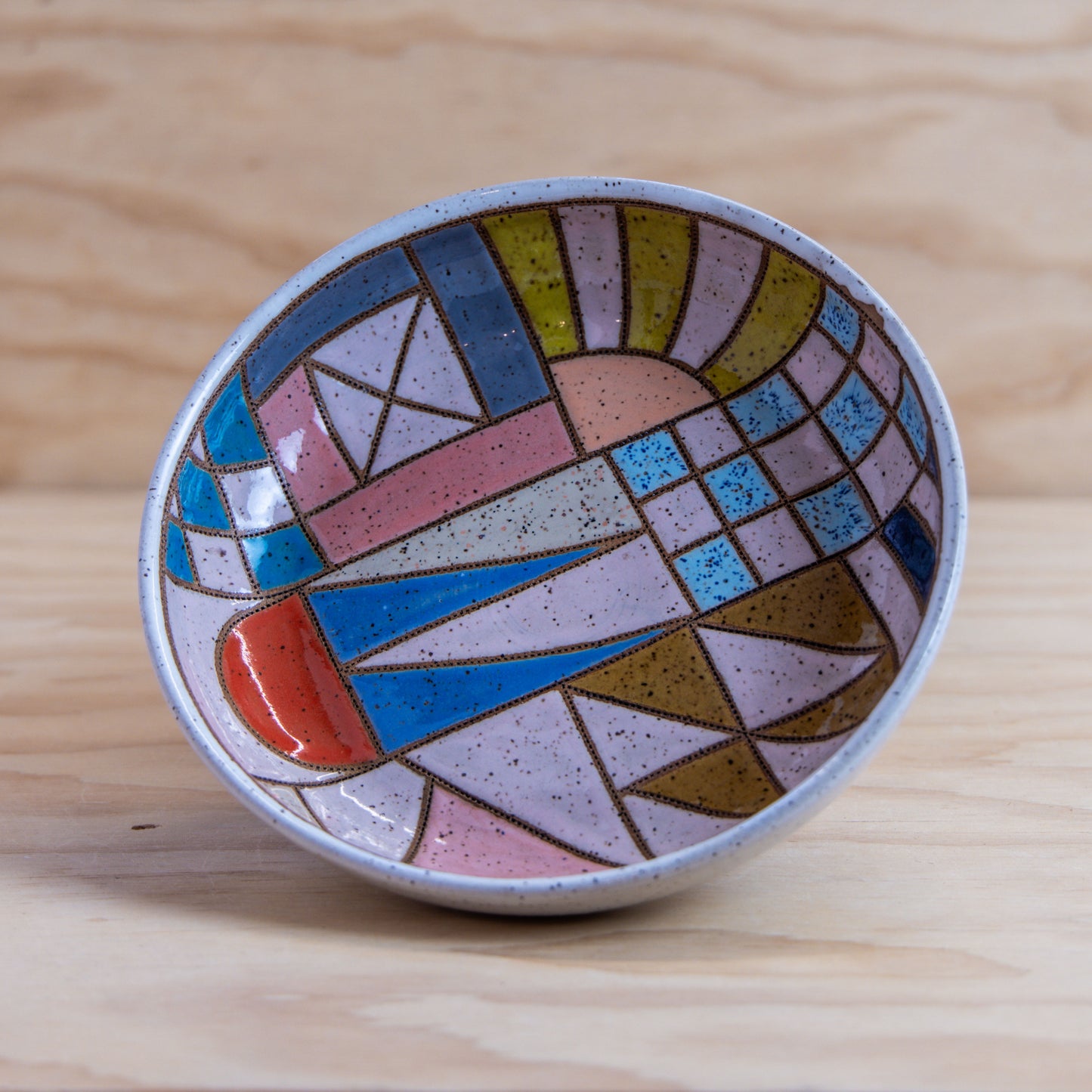 Improv Quilted Decorative Shallow Bowl-2