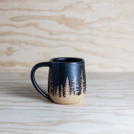 PRE-ORDER Black Pine Tree Mug