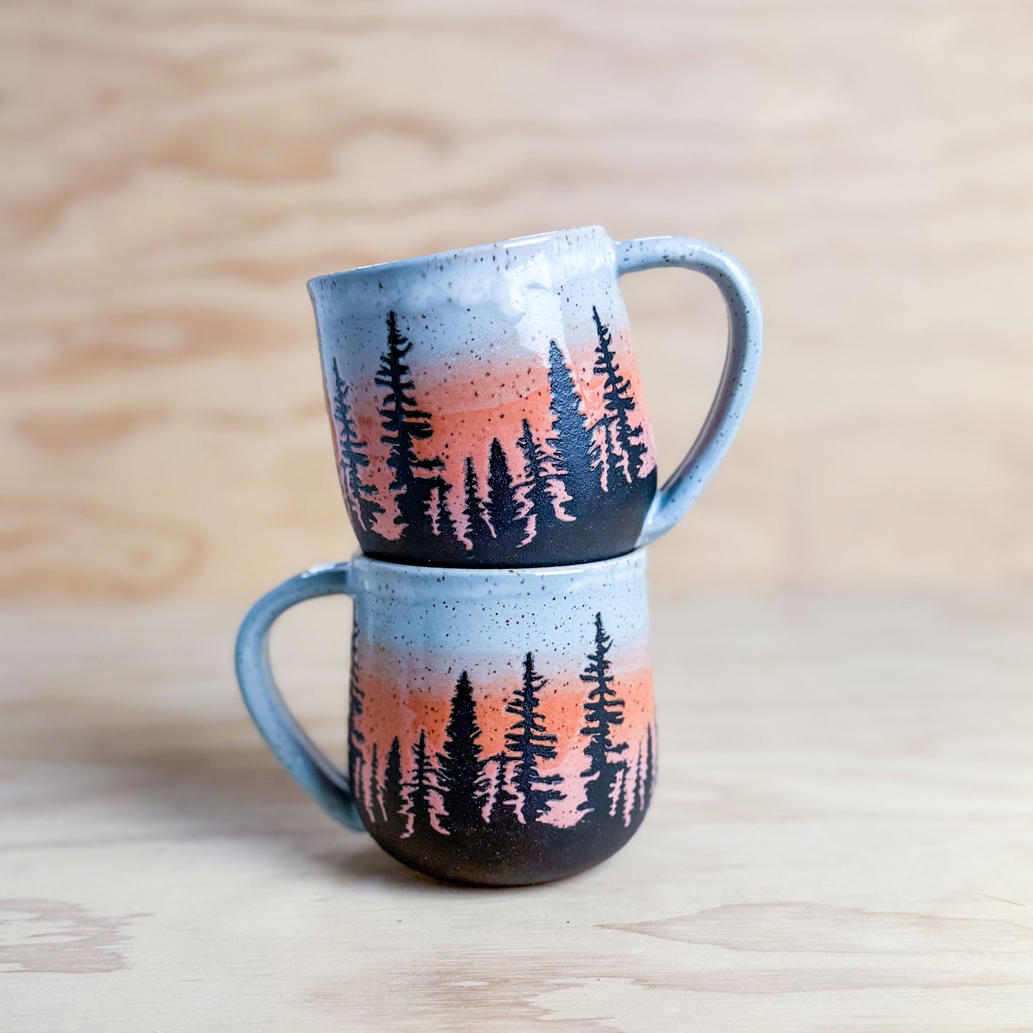 PRE ORDER-Sunup Pine Tree Mug