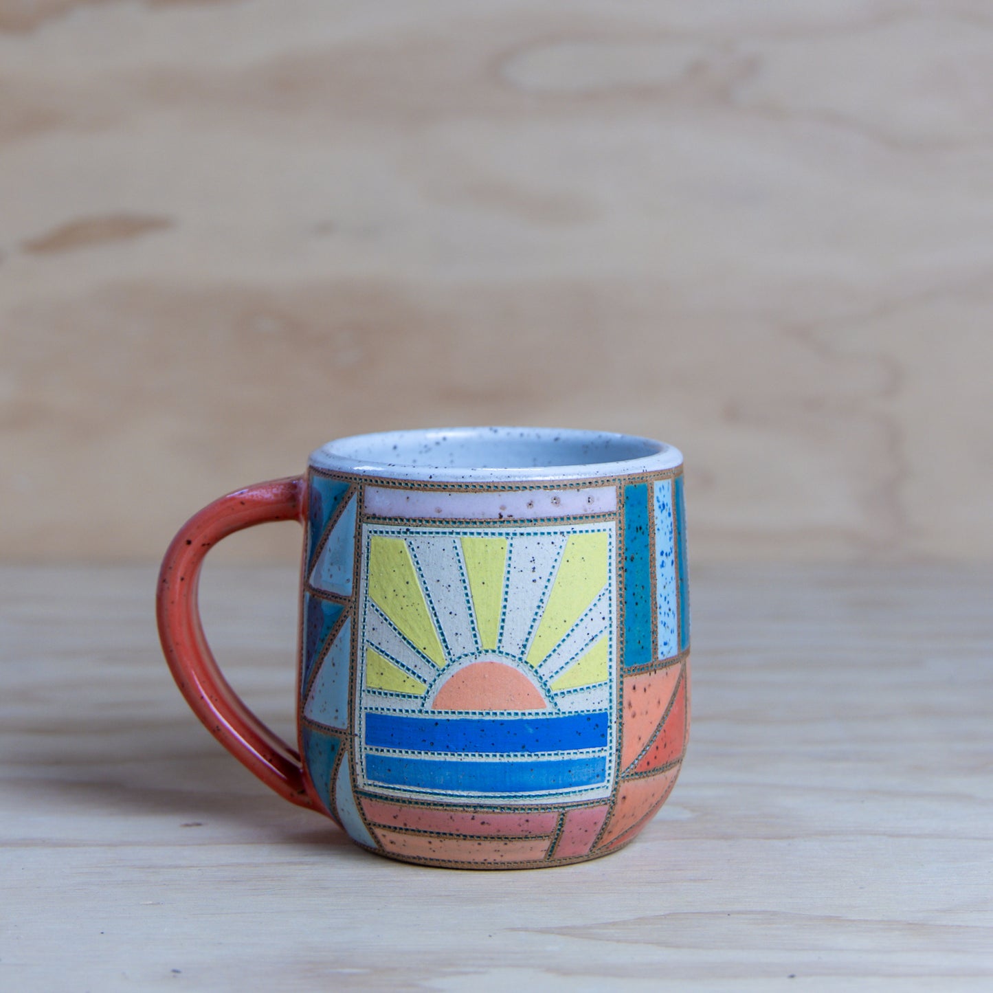 #1 Improv Quilt Mug