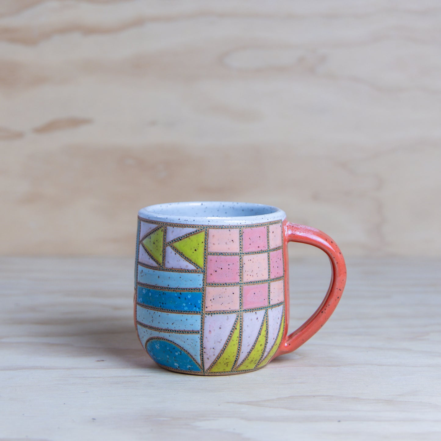 #1 Improv Quilt Mug