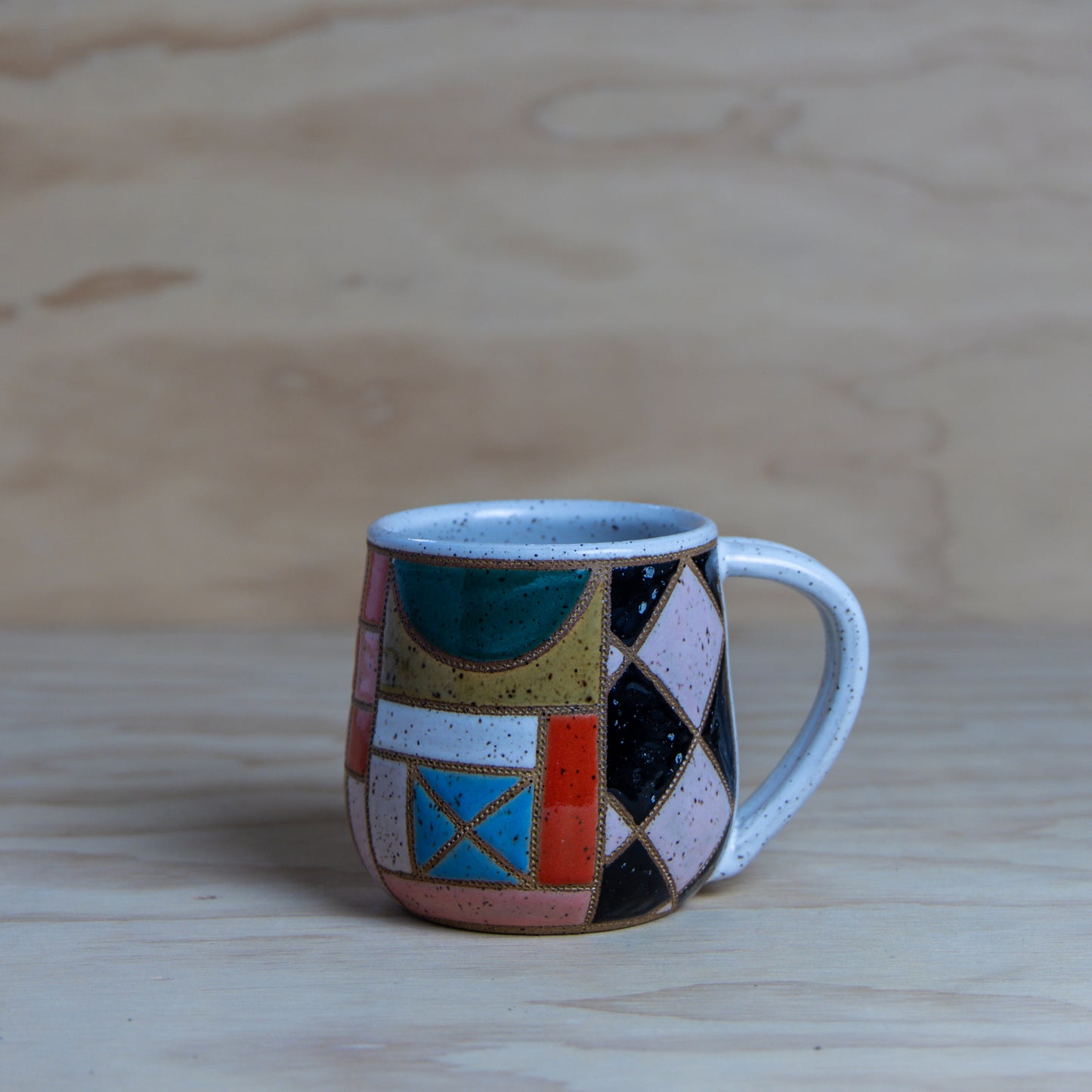 #10 Improv Quilt Mug