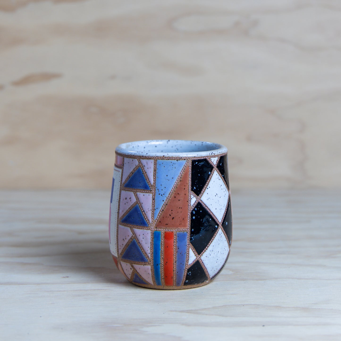 Bow Improv Quilt Mug