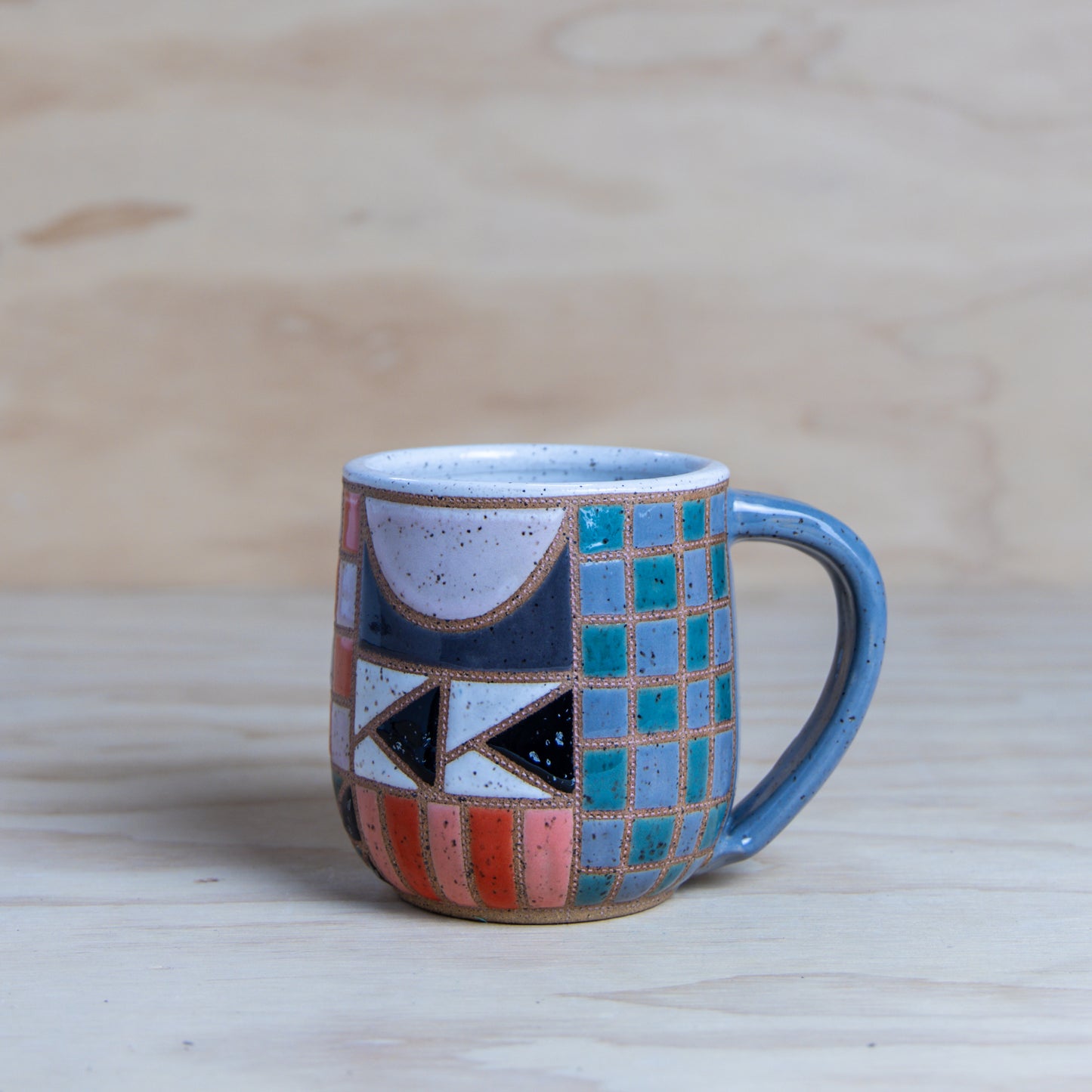 #2 Improv Quilt Mug