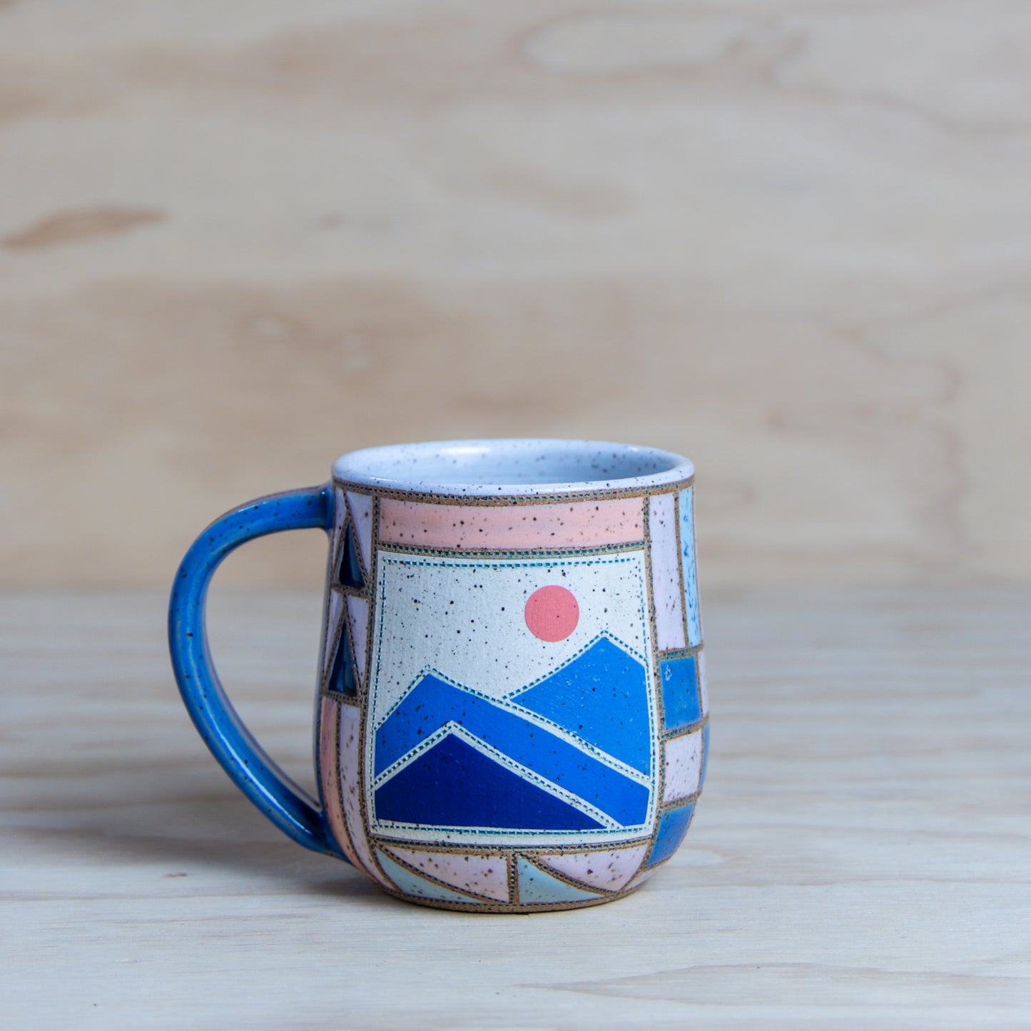 #6 Improv Quilt Mug