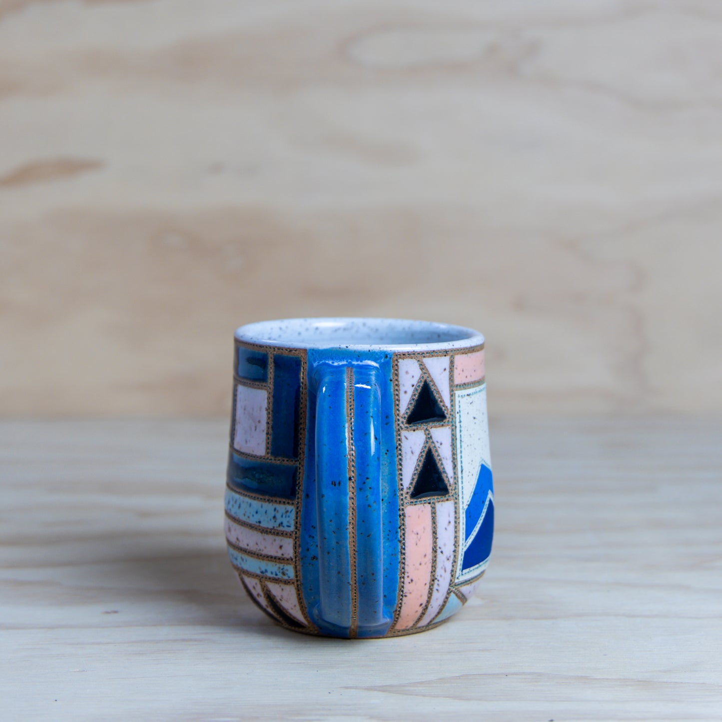#6 Improv Quilt Mug