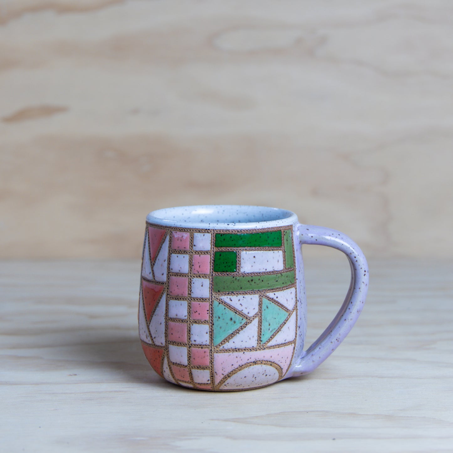 #7 Improv Quilt Mug