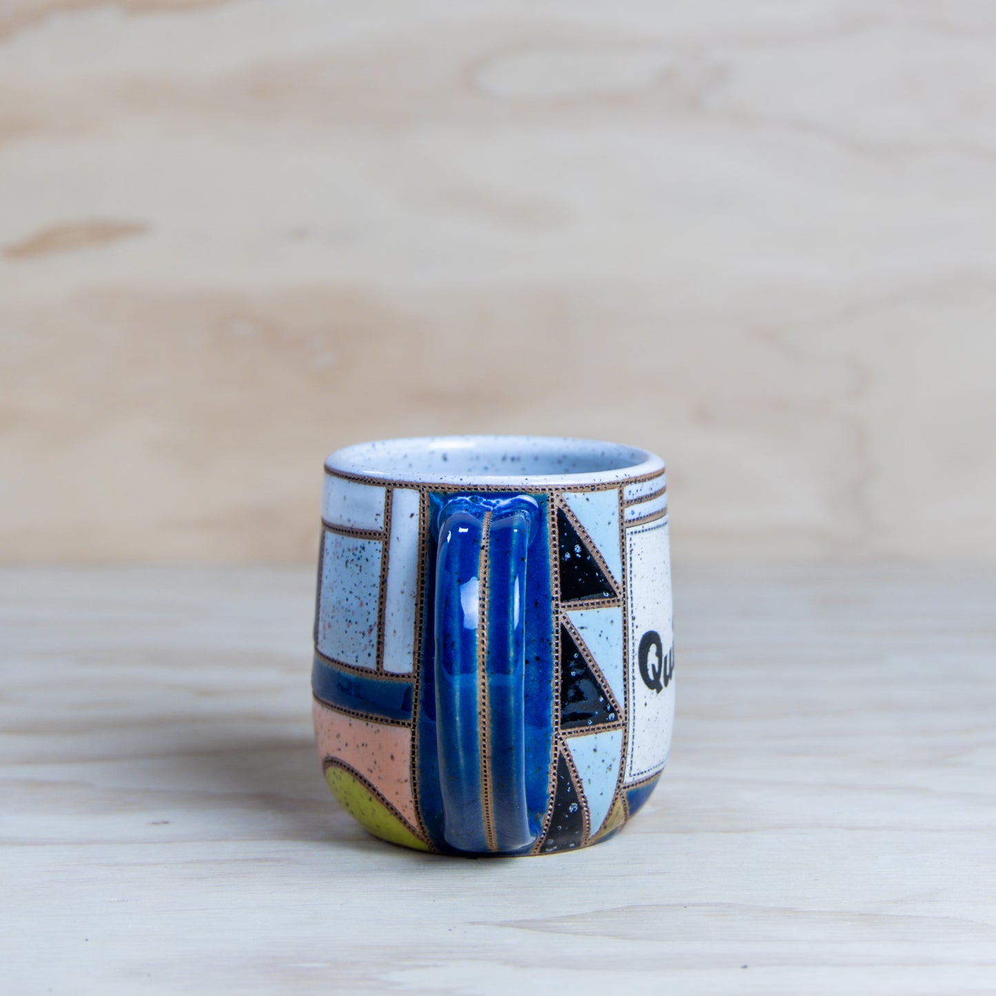 #8 Improv Quilt Mug