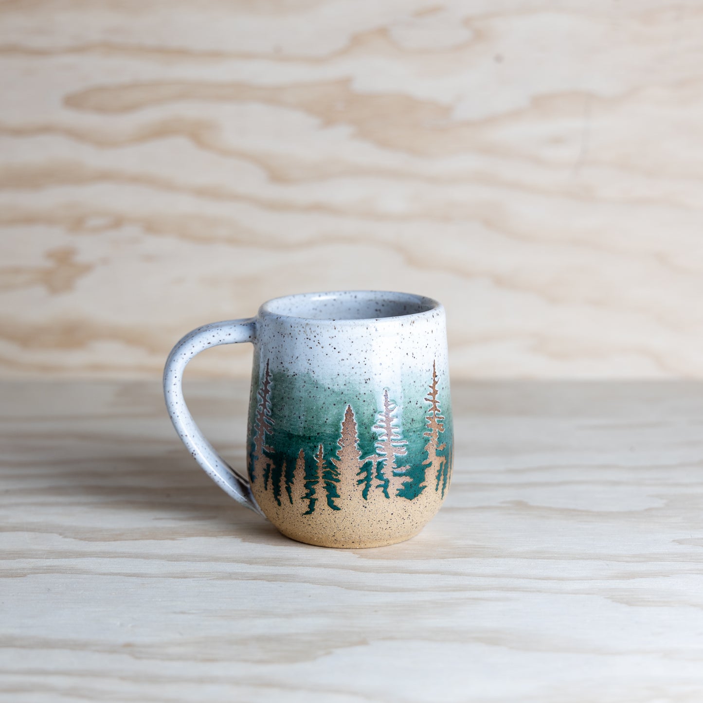 PRE-ORDER Teal Pine Tree Mug