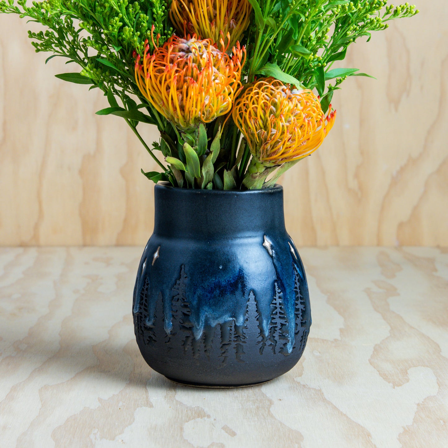 Midnight Pines Vase