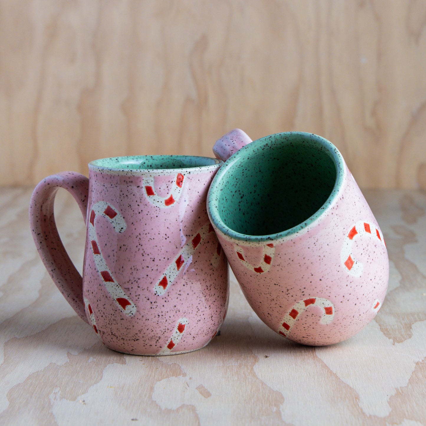 PRE-ORDER Candy Cane Mug-Pink