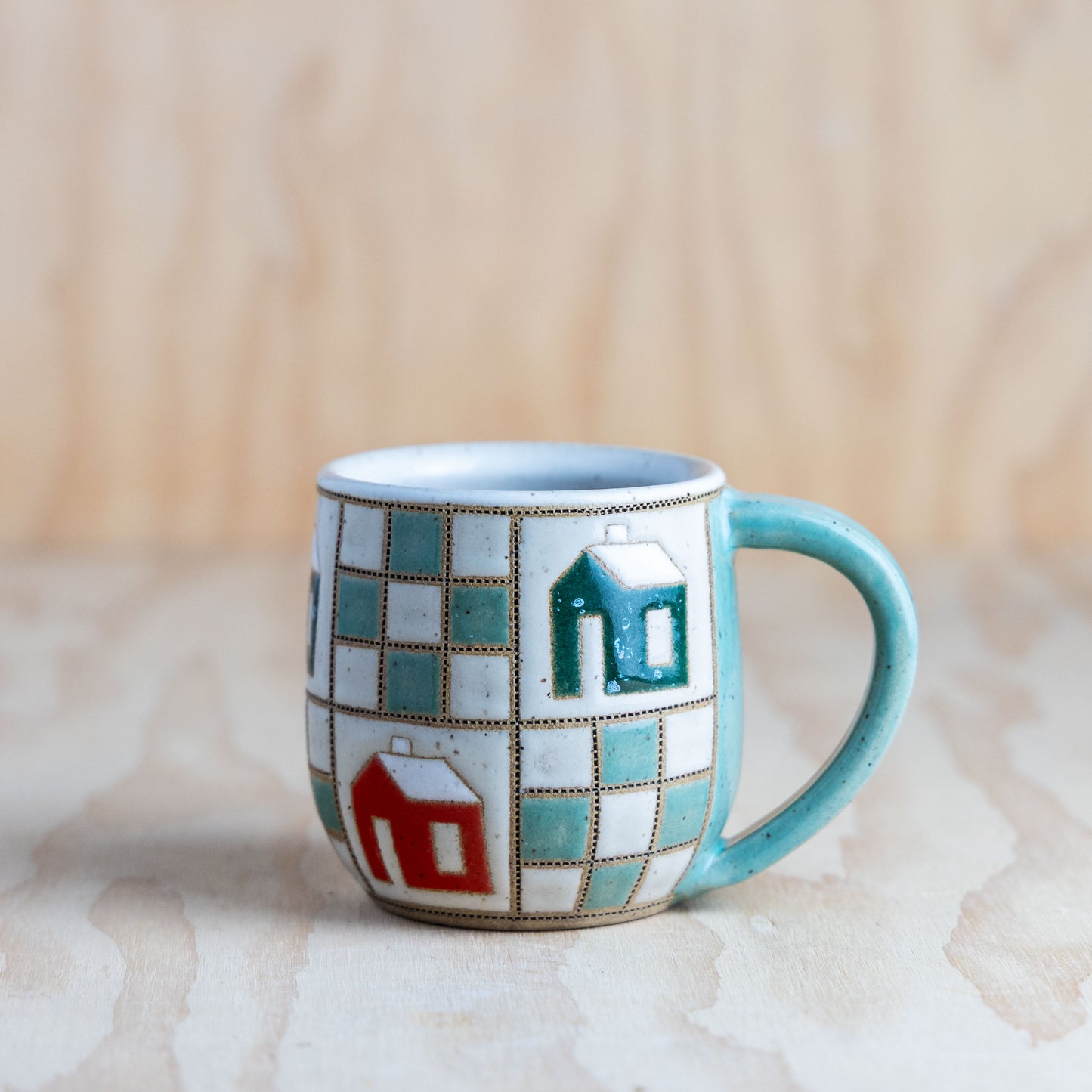 9 Patch House Mug-Mint