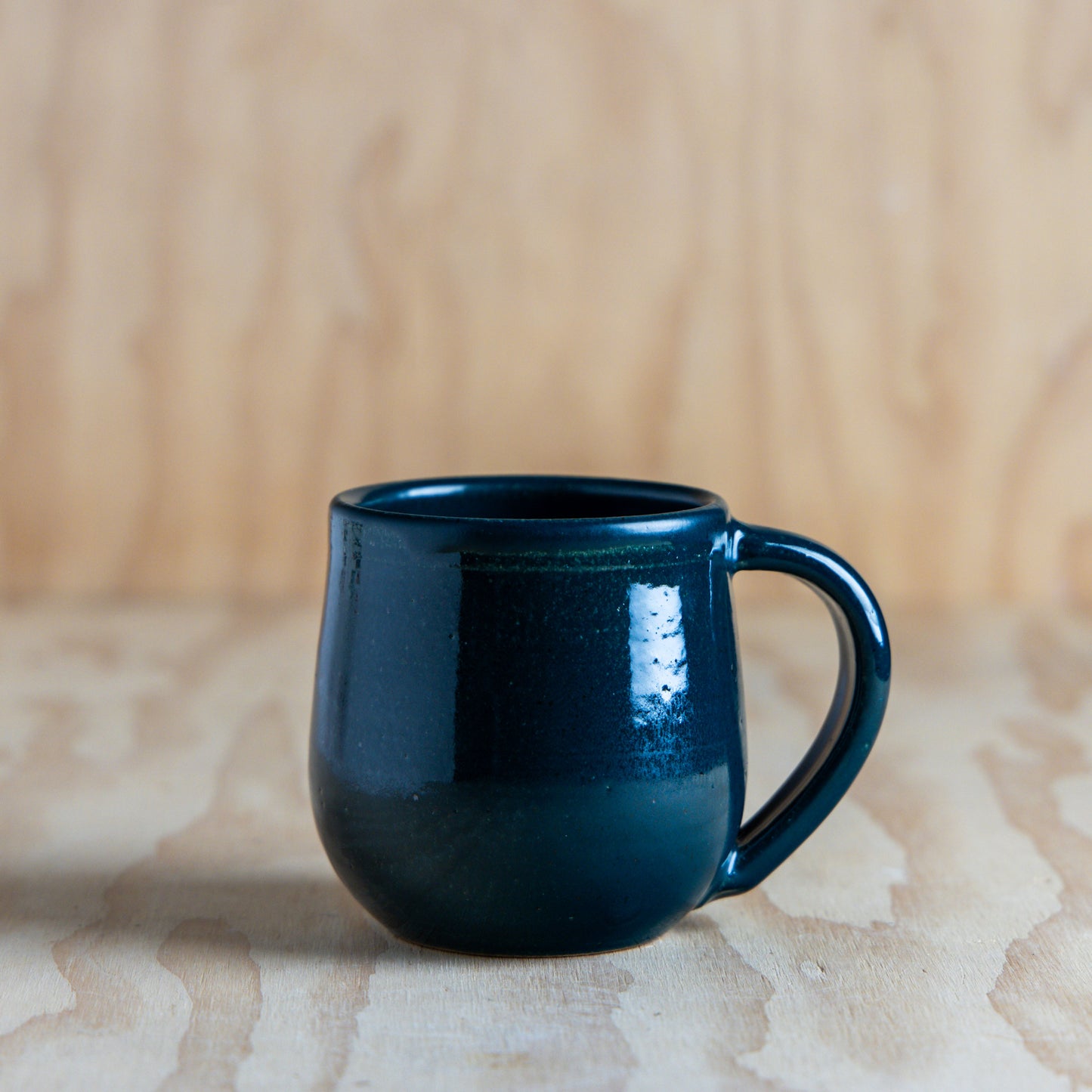 House Quilt Mug-Tan Red