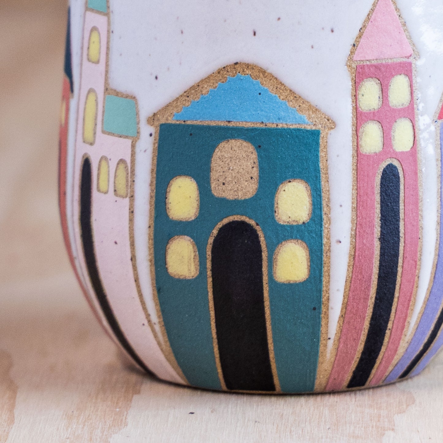 Imperfect Holiday Village Mug
