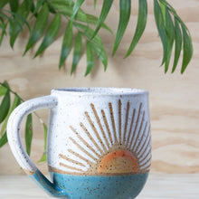 Load image into Gallery viewer, Imperfect Ocean Sunset Ceramic Mug #1
