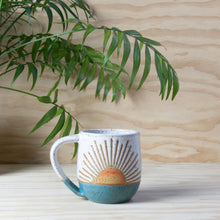 Load image into Gallery viewer, Imperfect Ocean Sunset Ceramic Mug #1
