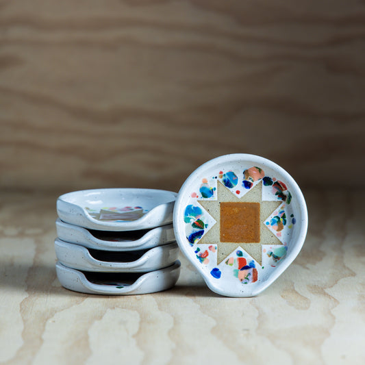 Confetti Sawtooth Star Spoon rest