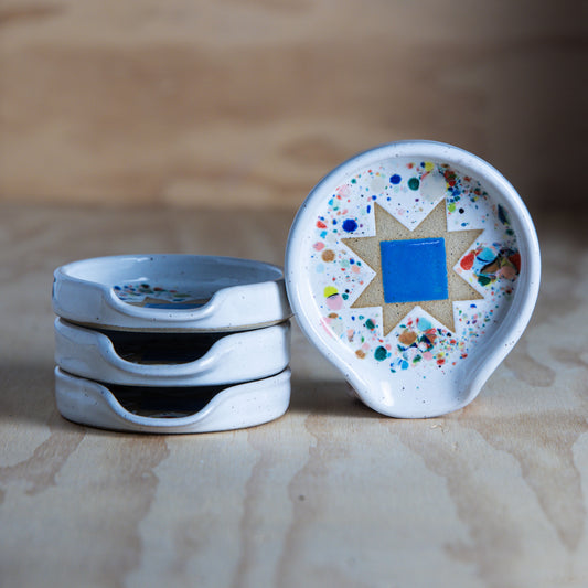 Confetti Sawtooth Star Spoon rest