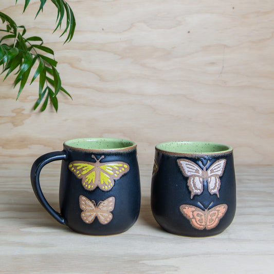 PRE-ORDER Neutral Butterfly Ceramic Mug