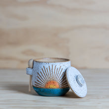 Load image into Gallery viewer, PRE-ORDER Ocean Sunset Salt/Sugar Jar w/spoon
