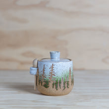 Load image into Gallery viewer, Olive Pine Tree Salt/Sugar Jar w/spoon
