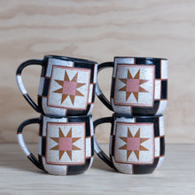 Load image into Gallery viewer, Checkerboard Sawtooth Star Mug
