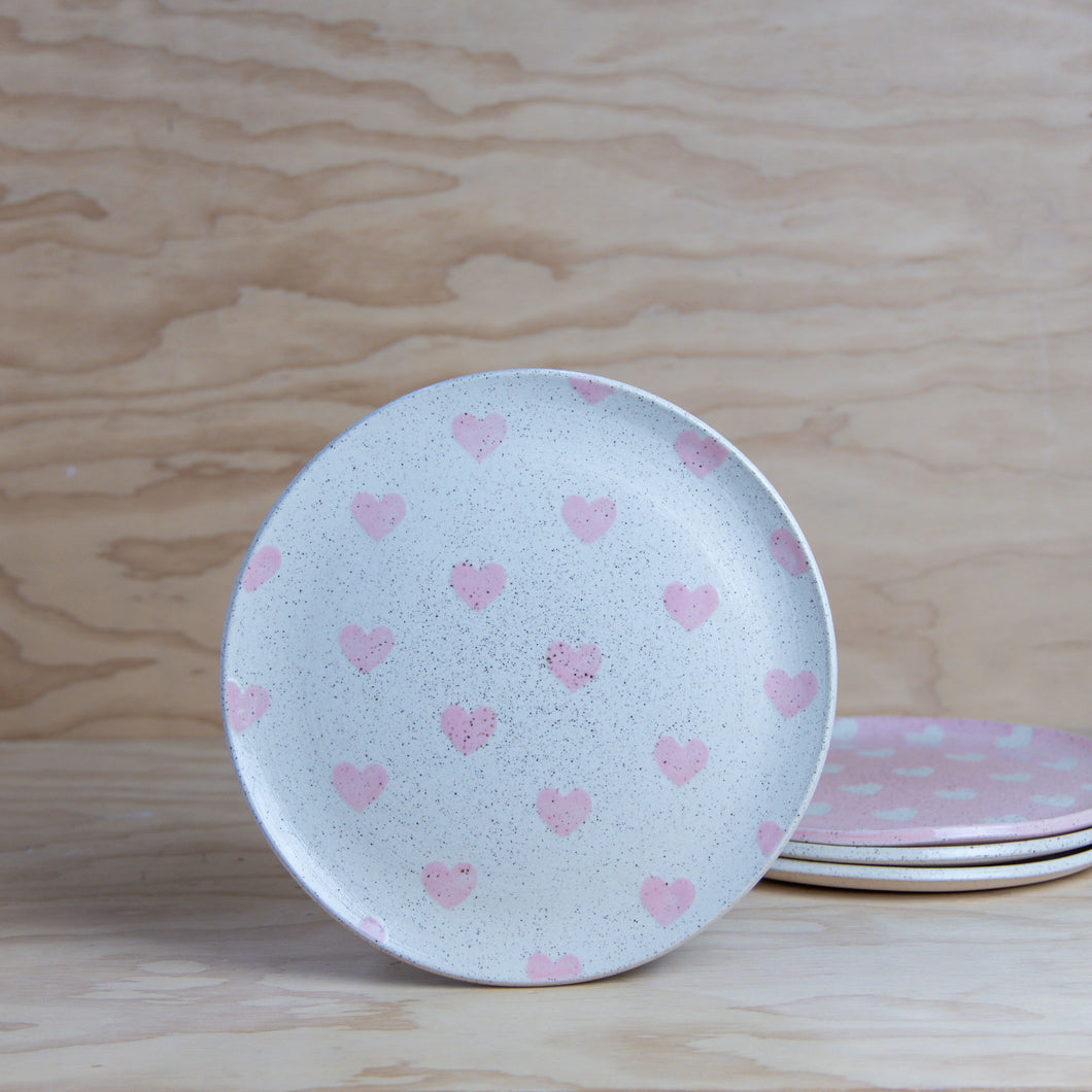 PRE-ORDER Pink Heart Plate