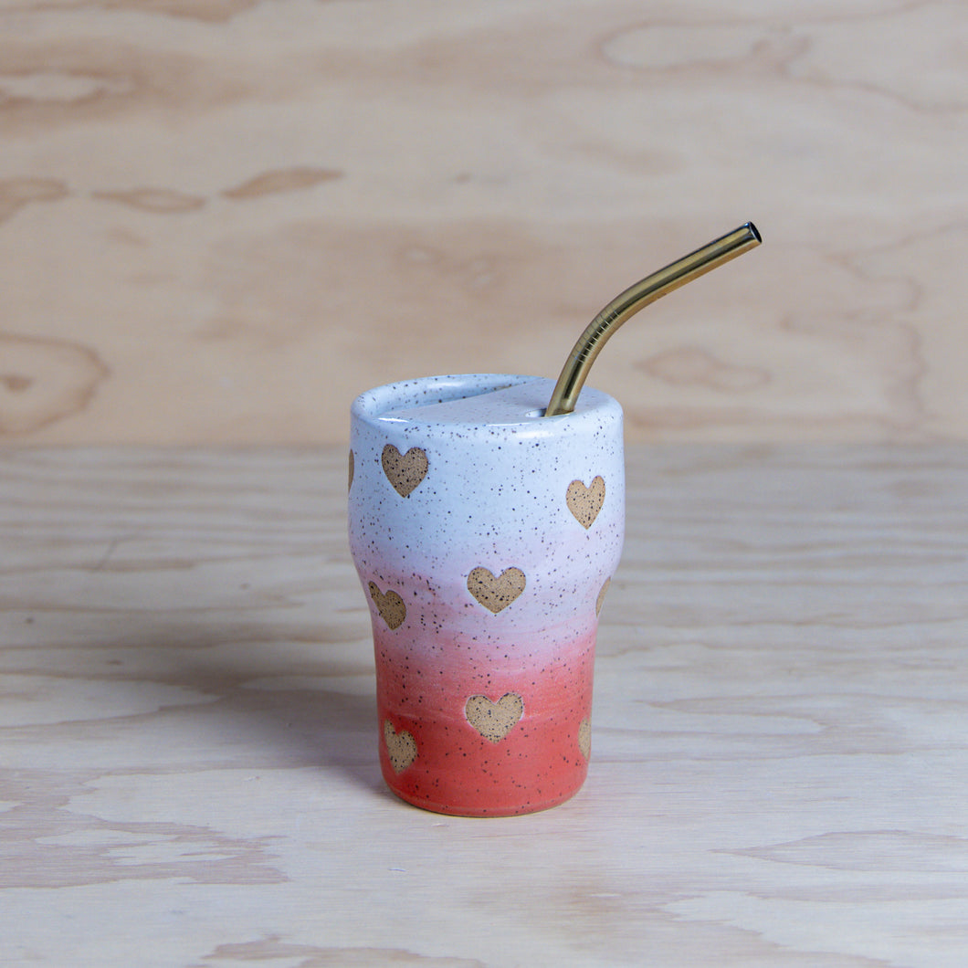 Gradient Heart To-Go Cup