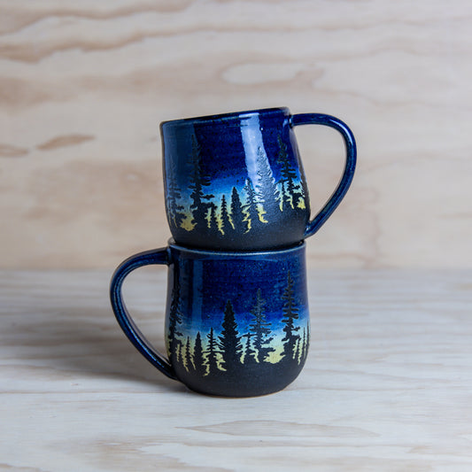 PRE ORDER-Sundown Pine Tree Mug