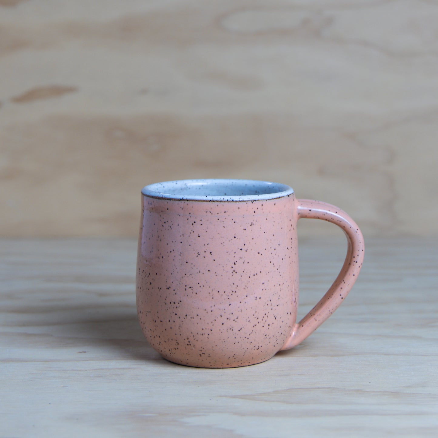 Peach Coral Sawtooth Star Quilt Mug