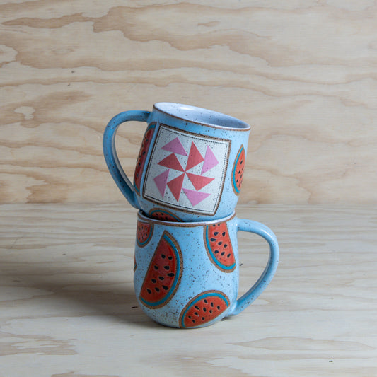 PRE-ORDER Watermelon Quilt Mug