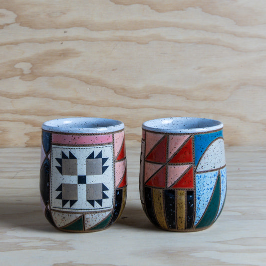 Improv Quilted Bear Paw Tumbler
