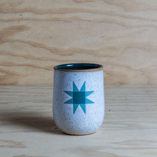Sharp Sawtooth Tumbler-Teal