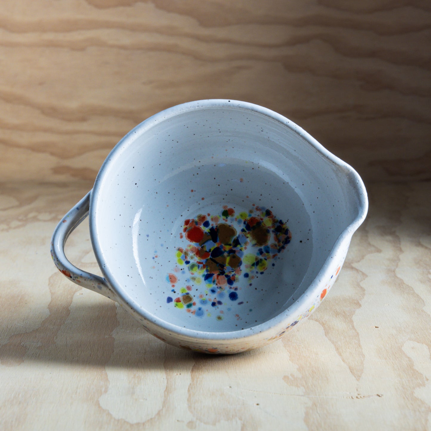 Scalloped Confetti Batter Bowl
