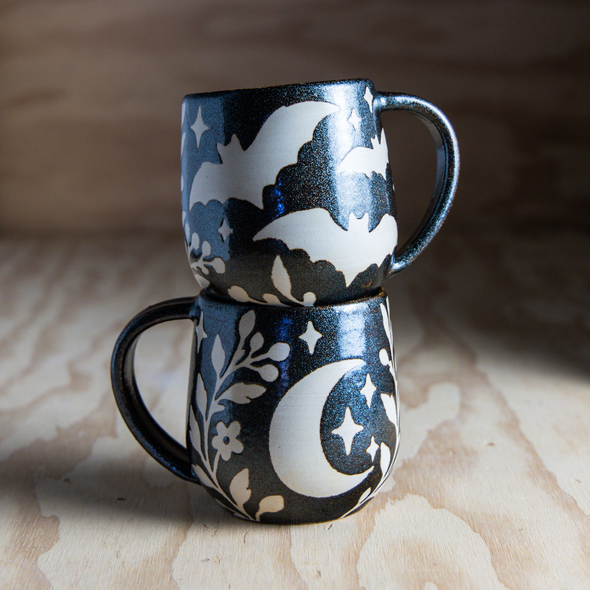 Moon and Bat Mug