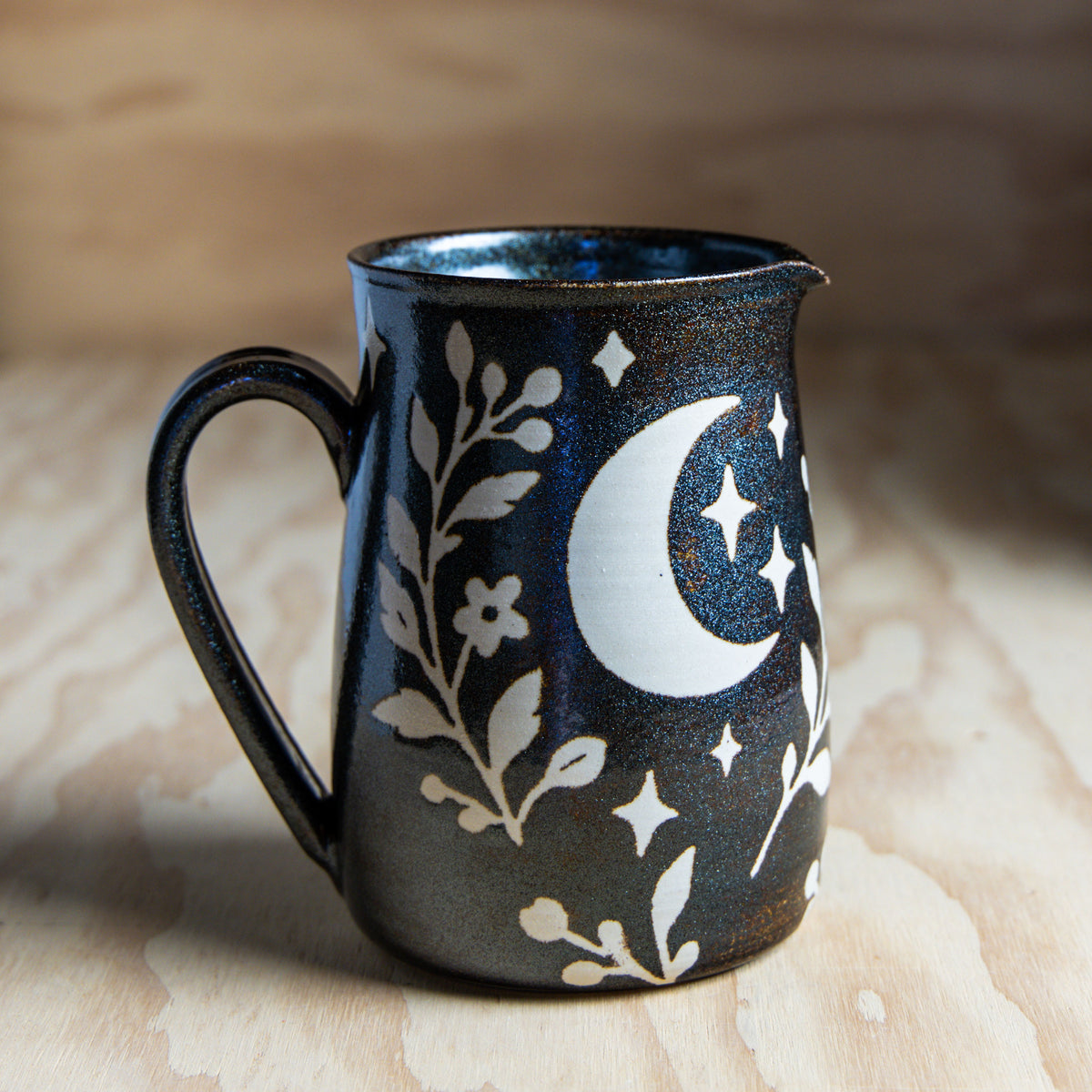 Moon and Bat Pitcher