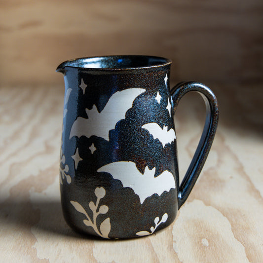 Moon and Bat Pitcher