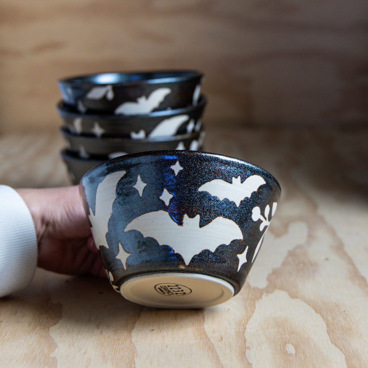 Moon and Bat Candy Bowl