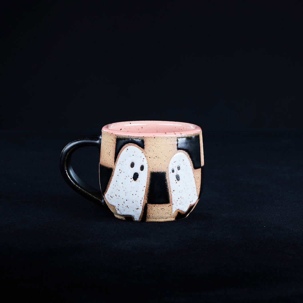 5/6oz. Checkered Ghost Cappuccino Cup