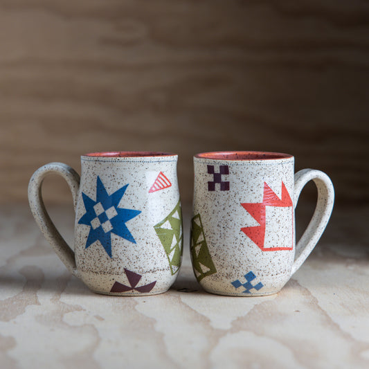 Block Print Quilt Mug
