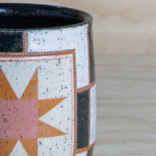 Load image into Gallery viewer, Checkerboard Sawtooth Star Mug
