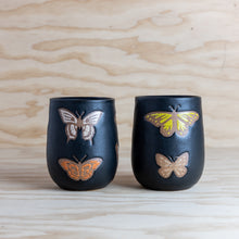 Load image into Gallery viewer, Neutral Butterfly Ceramic Tumbler
